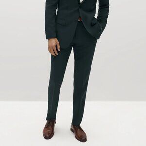 Suit Shop Hunter Green Slim Suit Pants Men's | 39R